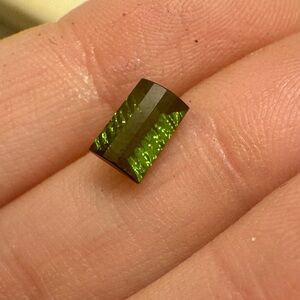 1.14ct custom special cut green tourmaline- from levian
